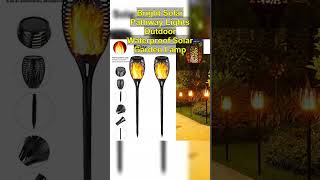 LED Solar Torch Lights Outdoor | Flickering Flame Solar Garden Lighting