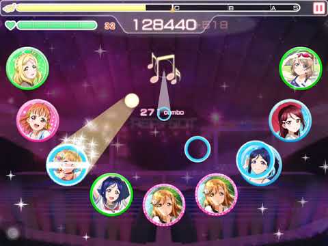 ラブライブ！ スクフェス 同じ星が見たい [MASTER] Full Combo 判定強化なし (No perfect locks)