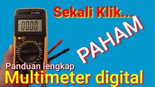 CARA Menggunakan Multimeter Digital Untuk Pemula || Panduan lengkap serta penjelasannya.