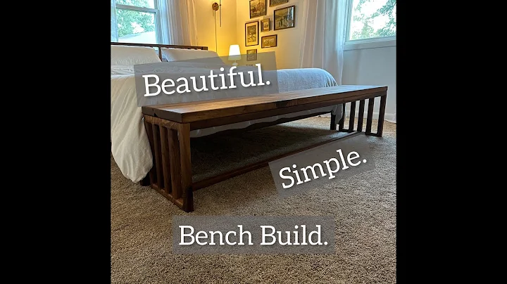 Easy Mid Century Modern Bench Build.