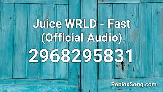 Juice Wrld Fast Official Audio Roblox Id Roblox Music Code Youtube - lean wit me juice wrld roblox id roblox music codes
