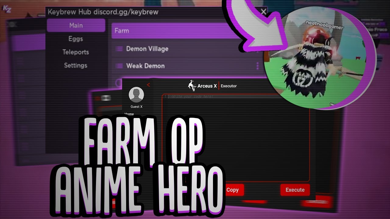 Anime Hero Simulator Script ROBLOX Auto Farm Atualizado  Funcionando  2022  YouTube