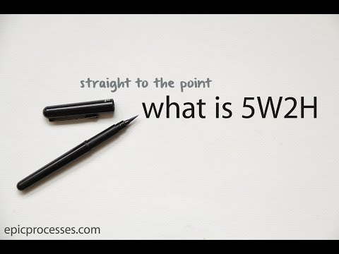 straight to the point: what is 5W2H