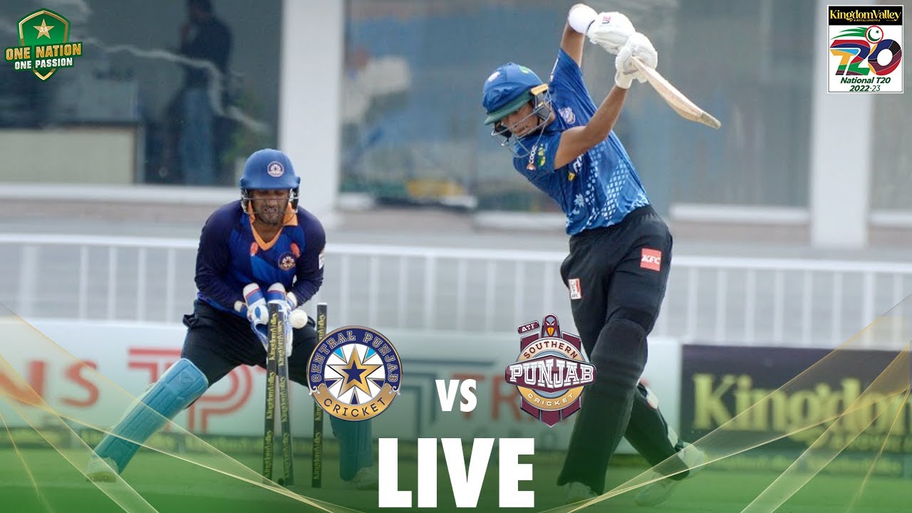 LIVE Central Punjab vs Southern Punjab Match 8 National T20 2022 PCB