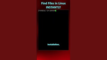 Find Files in #Linux INSTANTLY with the Locate Command!