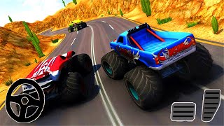 राक्षस ट्रक रेसिंग - रेसिंग गेम - बच्चों के लिए वीडियो गेम - एंड्रॉइड गेमप्ले screenshot 4