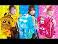 カラフルカラーに大変身！遠足リュックをデコデコしてみた！【DIY】