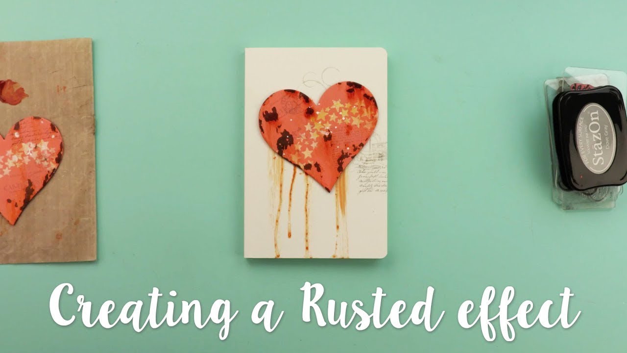 How to Create a Rust Effect - Sizzix - YouTube