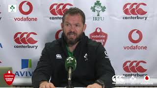 Andy Farrell - Ireland v Japan Post Match