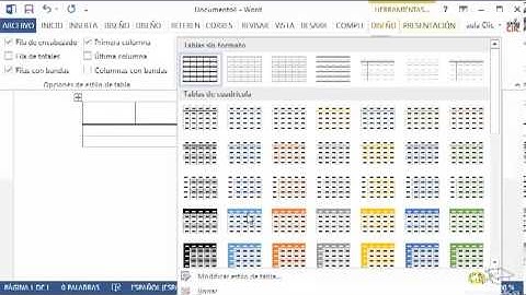 Curso de Word 2013. 10.1. Crear tablas.