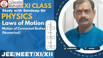 Numerical on Motion of Connected Bodies | Tension in String | Class 11 Physics