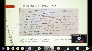 External memory interfacing to 8051