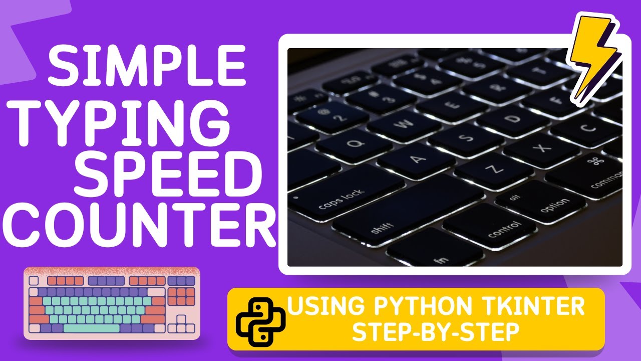 Episode 1/7 | Intro | Simple #Typing Speed Counter using Python Tkinter ...
