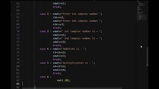 Arithmetic Operations on Complex Numbers using Operator Overloading in C++ #coding #trending #cpp#c