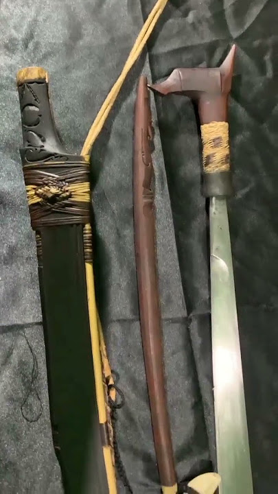 Mandau Hulu Tunggur Akar Ulin - Dayak Benuaq Style #mandau #dayak #shorts