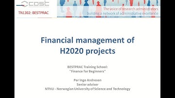 BESTPRAC - The management of a H2020 projects