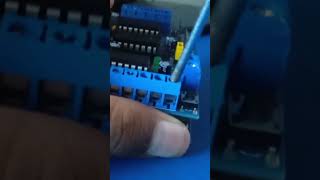 arduino + L293D motor driver