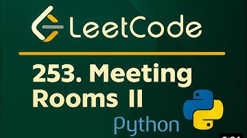 Leetcode 253 - Meeting Rooms II - Python Solution #leetcode #dataengineering #python