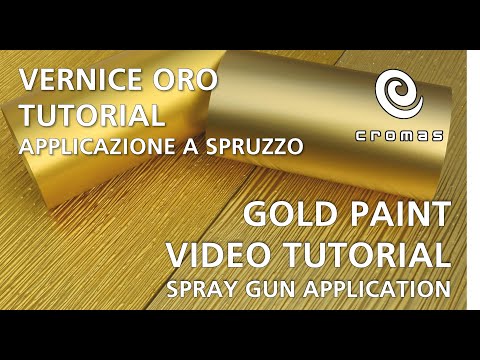 Gold Color Paint - Professional Metallic Paint - Spray Gun Painting  Tutorial 