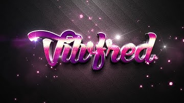 VILVFRED 3D Text Editable Photoshop | FREE PSD Style 47