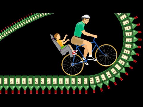 видео: ПО БУТЫЛКАМ В НЕБО ► Happy Wheels #307 Хэппи Вилс