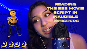༺ [asmr] reading the bee movie script in inaudible whispers...slightly aggressive ༻