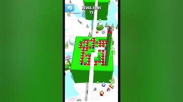 Gameplay top mobile games Relaxing n satisfying game iOS/ANDROID Stacky Dash  #shorts Level 3085