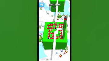 Gameplay top mobile games Relaxing n satisfying game iOS/ANDROID Stacky Dash  #shorts Level 3085