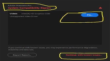 How to Fix Adobe Premiere Pro System Compatibility Report 2022