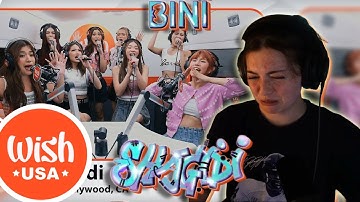 Reaction to BINI performs "Shagidi" LIVE on the Wish USA Bus
