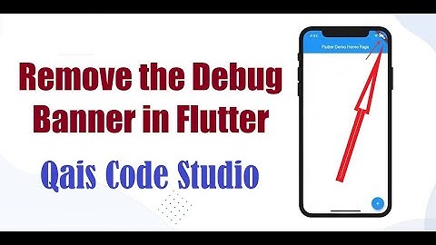 How to Remove the Debug Banner in Flutter | Simple & Quick Fix (Urdu/Hindi)