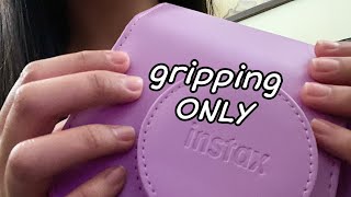 LOFI ASMR | sticky/squeaky gripping w/ random items | -no talking-