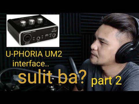 Behringer U-phoria UM2 Audio Interface review and demo part2/2