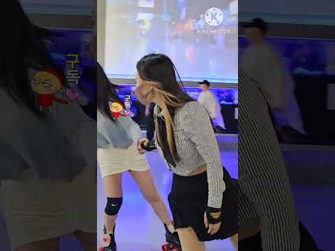 여성두분 나이쓰 Woman 다이어트 Funny Rollerskating 롤러스케이트