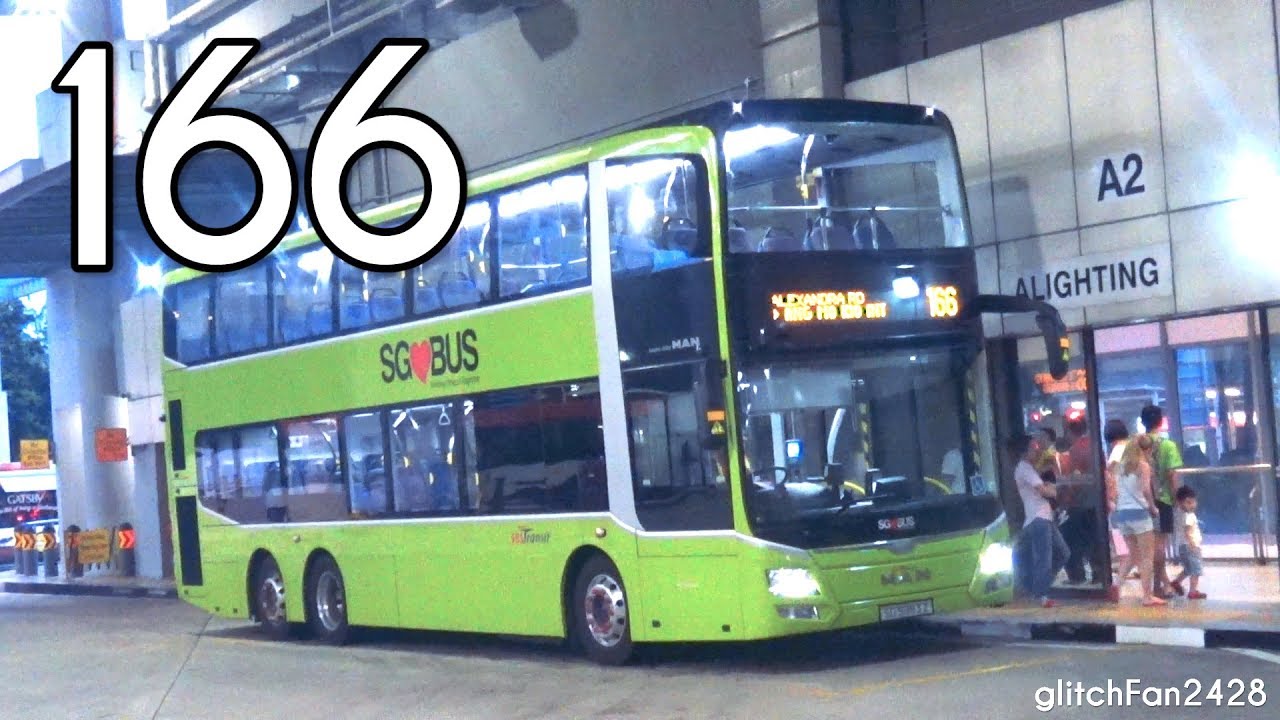 SBST] SG5883Z on Service 166 - MAN ND323F A95 Gemilang - YouTube
