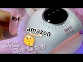 Amazon Nail Lamp from Joytii ! What to expect⁉️🤔 | UNBOXING + Promo CODE 💜💜