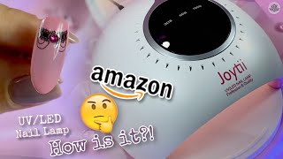 Amazon Nail Lamp from Joytii ! What to expect⁉️🤔 | UNBOXING + Promo CODE 💜💜