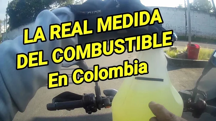 La véritable mesure du carburant en Colombie