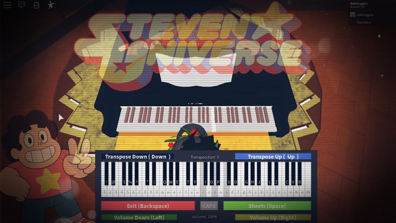 Decepcionado fuente Vientre taiko Roblox Piano - Steven Universe Theme Song [FULL] - YouTube