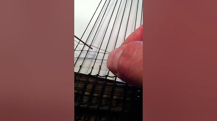 How To Tie Ratlines On A Model Ship