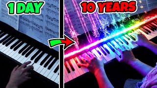 1 Day vs 10 Years of Playing Magic Piano Resimi