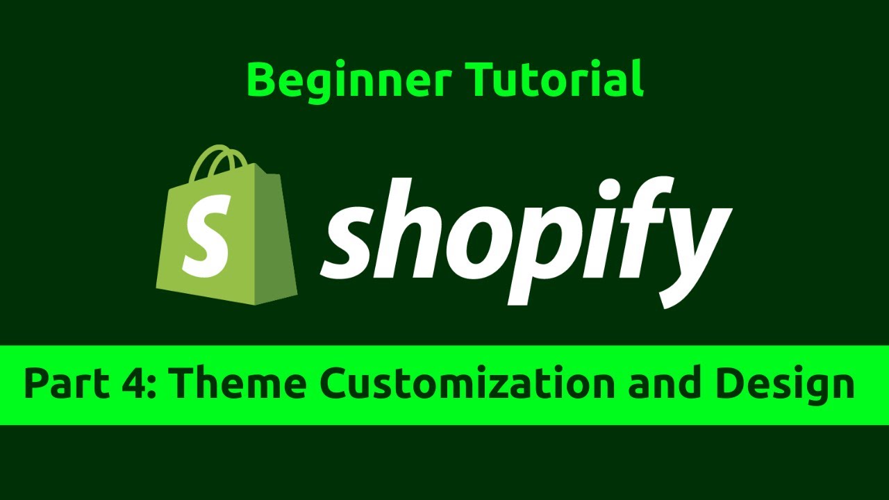 Shopify Tutorial for Beginners in South Africa | Part 4 Theme Customization and Design