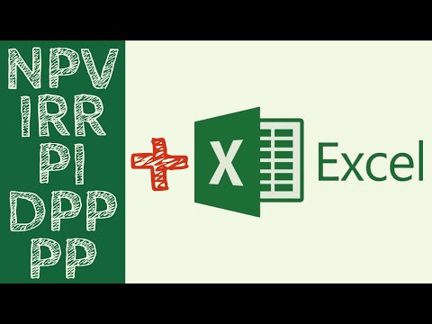 Как рассчитать NPV, IRR, PI, DPP, PP в Excel