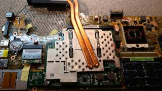 Asus G73JW disassembly BIOS battery replacement, cooler fan clean, wymiana, jak rozłożyć