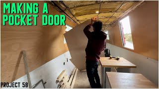 528. Bulkhead wall | DIY Pocket door system