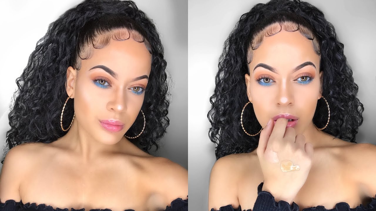 SUNSET EYES DEWY SKIN MAKEUP TUTORIAL SKYELEENBEAUTY YouTube