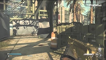 COD Ghosts Bizon Submachine Gun GOLD Camo Gameplay Review Xbox One Gameplay