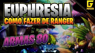 FLYFF BRASIL EUPHRESIA COMO FAZER DUNGEON ARMAS 80 DE RANGER #FLYFFBRASIL