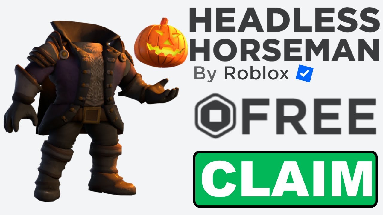 Get The HEADLESS HORSEMAN For FREE (Roblox Headless Head) 