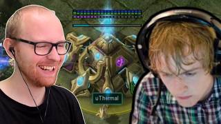 Reacting To 15-Year-Old uThermal Playing His First SC2 Tournament